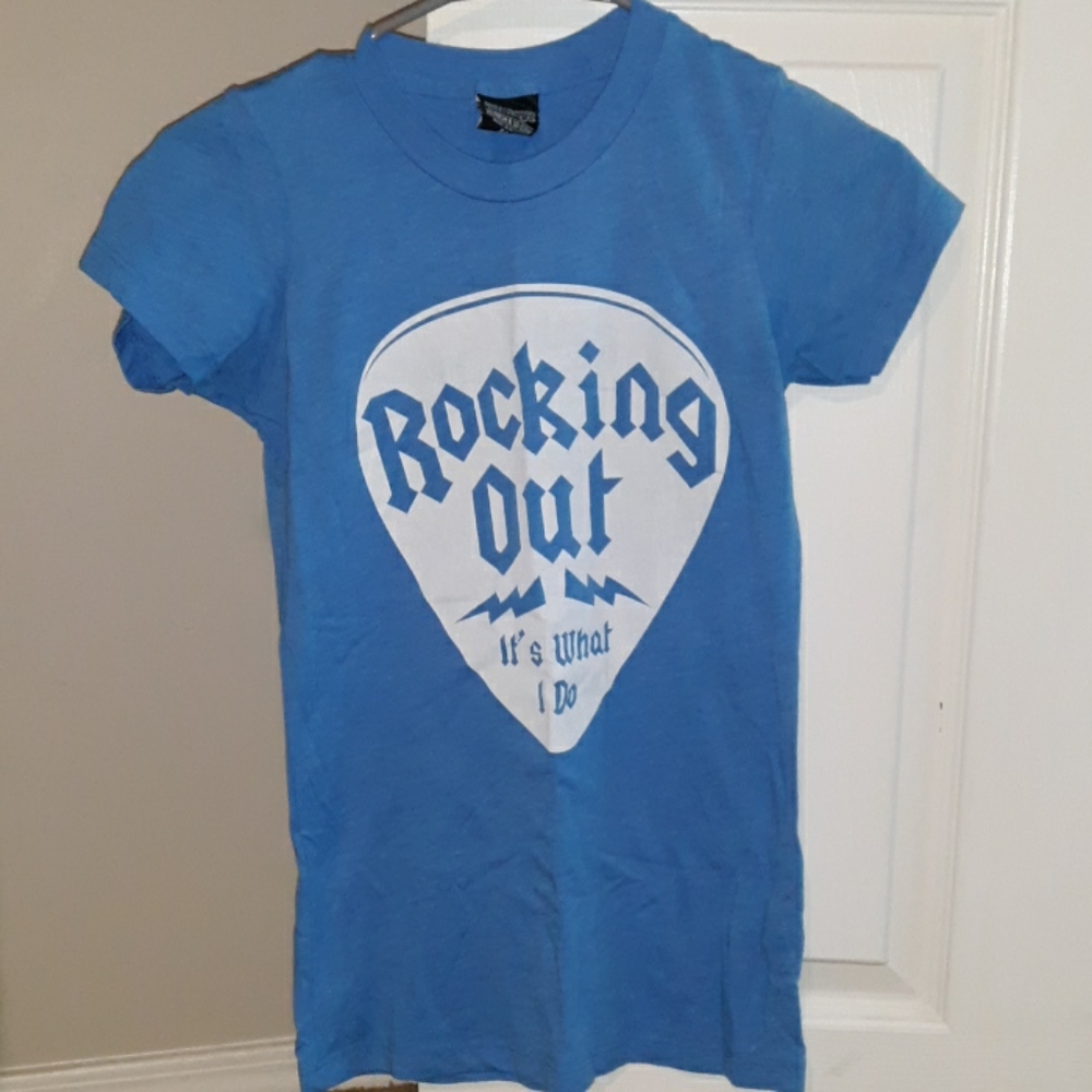 Rocking out tshirt